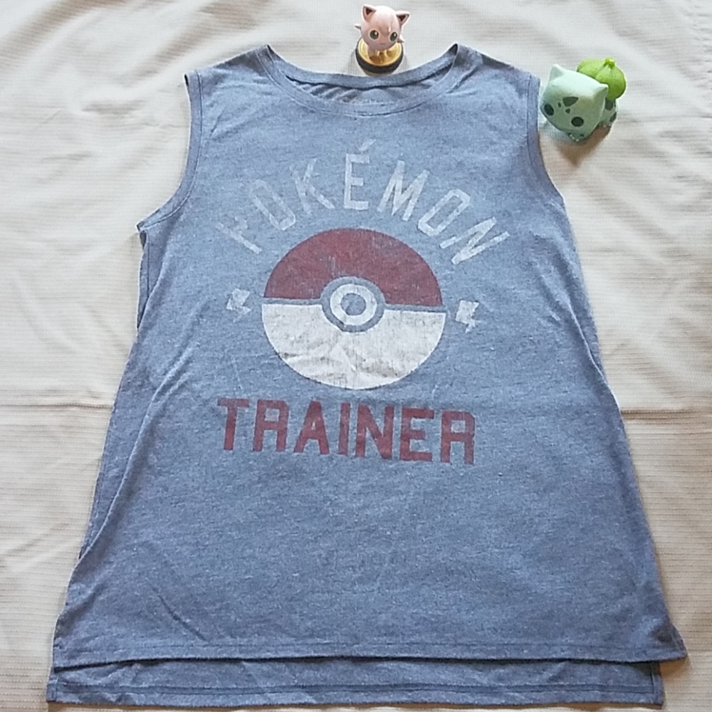 Pokemon trainer juniors sleeveless T shirt